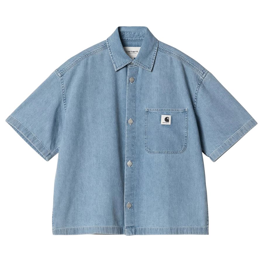 W' S/S Lovilia Shirt camicia manica corta da donna Carhartt WIP | I0345580135